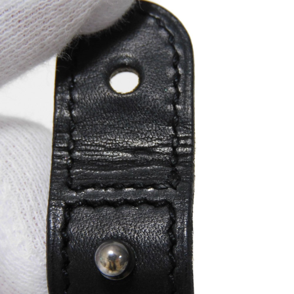 HERMES bracelet 925 black S African Saharan Ethnic Hand Carved Box Calf native Turreg unisex(Unisex) Used