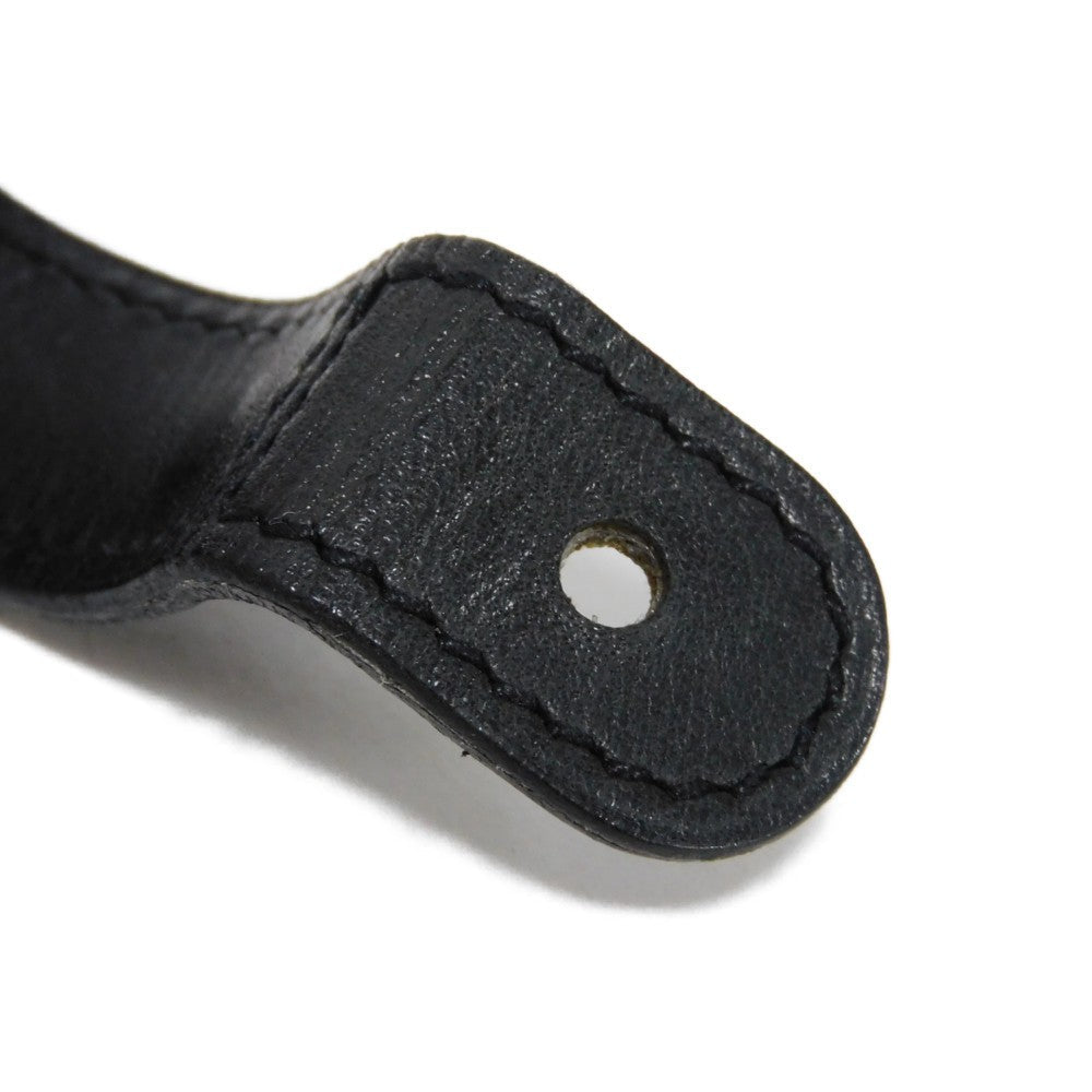 HERMES bracelet 925 black S African Saharan Ethnic Hand Carved Box Calf native Turreg unisex(Unisex) Used