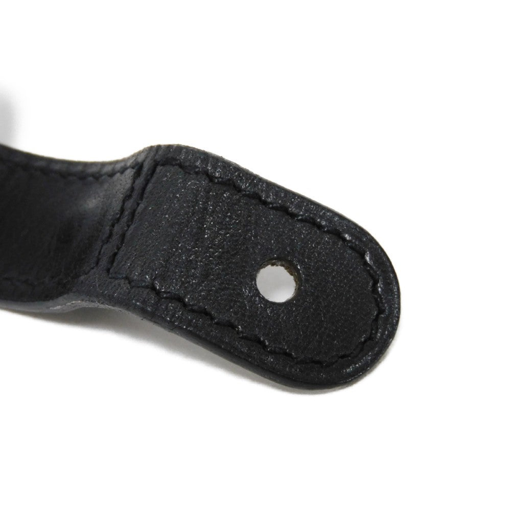 HERMES bracelet 925 black S African Saharan Ethnic Hand Carved Box Calf native Turreg unisex(Unisex) Used