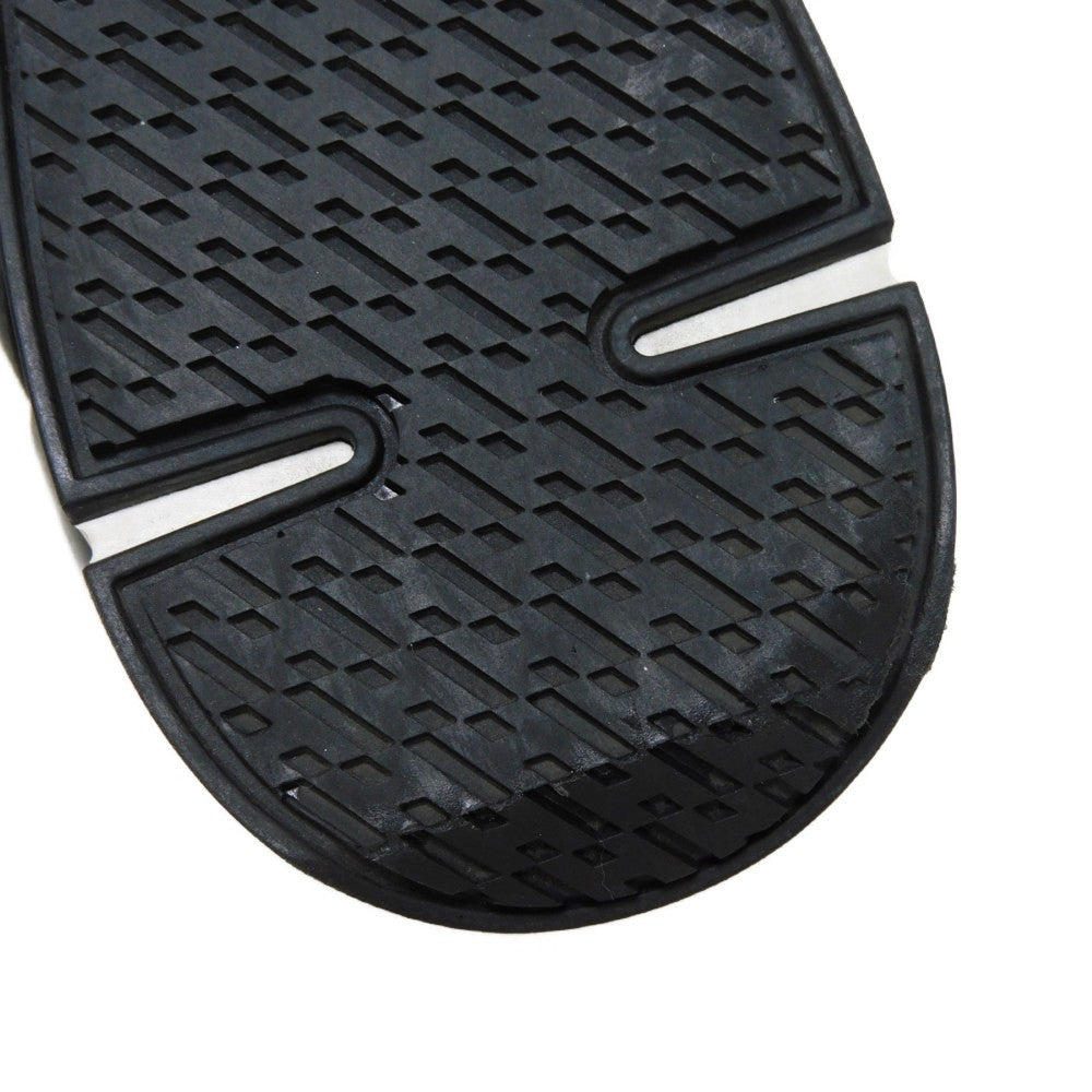 HERMES sneakers 182392Z fabric black 41 1/2 H Mark Knit Socks Calfskin 10.4" Logo embossing Tokyo Cross Trainer mens Used