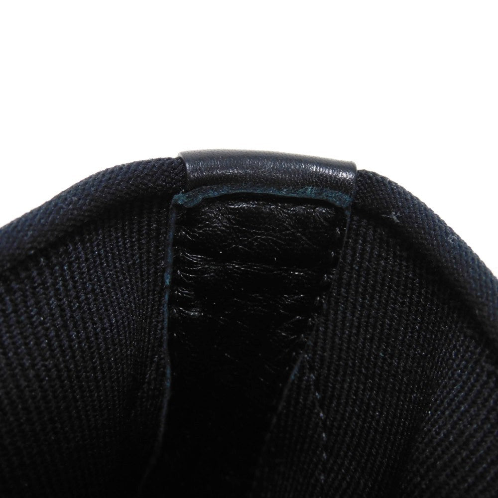 HERMES sneakers 182392Z fabric black 41 1/2 H Mark Knit Socks Calfskin 10.4" Logo embossing Tokyo Cross Trainer mens Used
