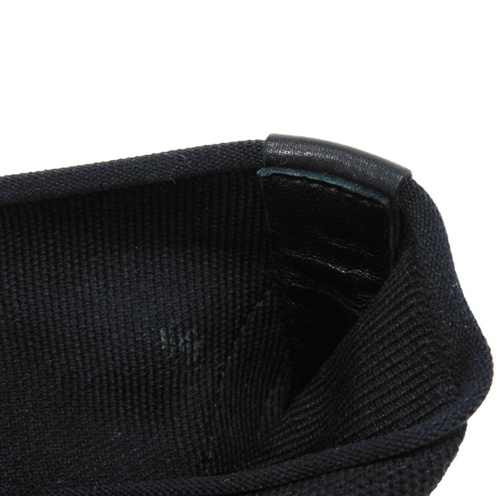 HERMES sneakers 182392Z fabric black 41 1/2 H Mark Knit Socks Calfskin 10.4" Logo embossing Tokyo Cross Trainer mens Used