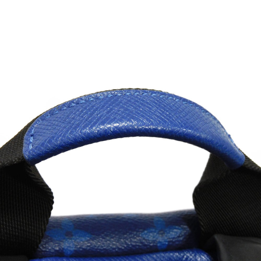 LOUIS VUITTON Backpack M30229 Taiga leather x monogram canvas cobalt Taiga Lama Monogram Discovery PM