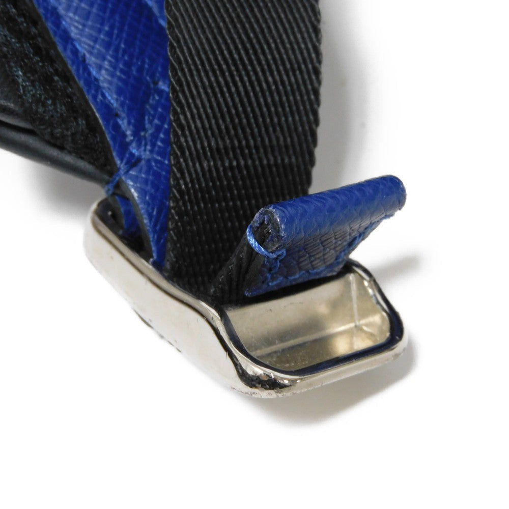 LOUIS VUITTON Backpack M30229 Taiga leather x monogram canvas cobalt Taiga Lama Monogram Discovery PM