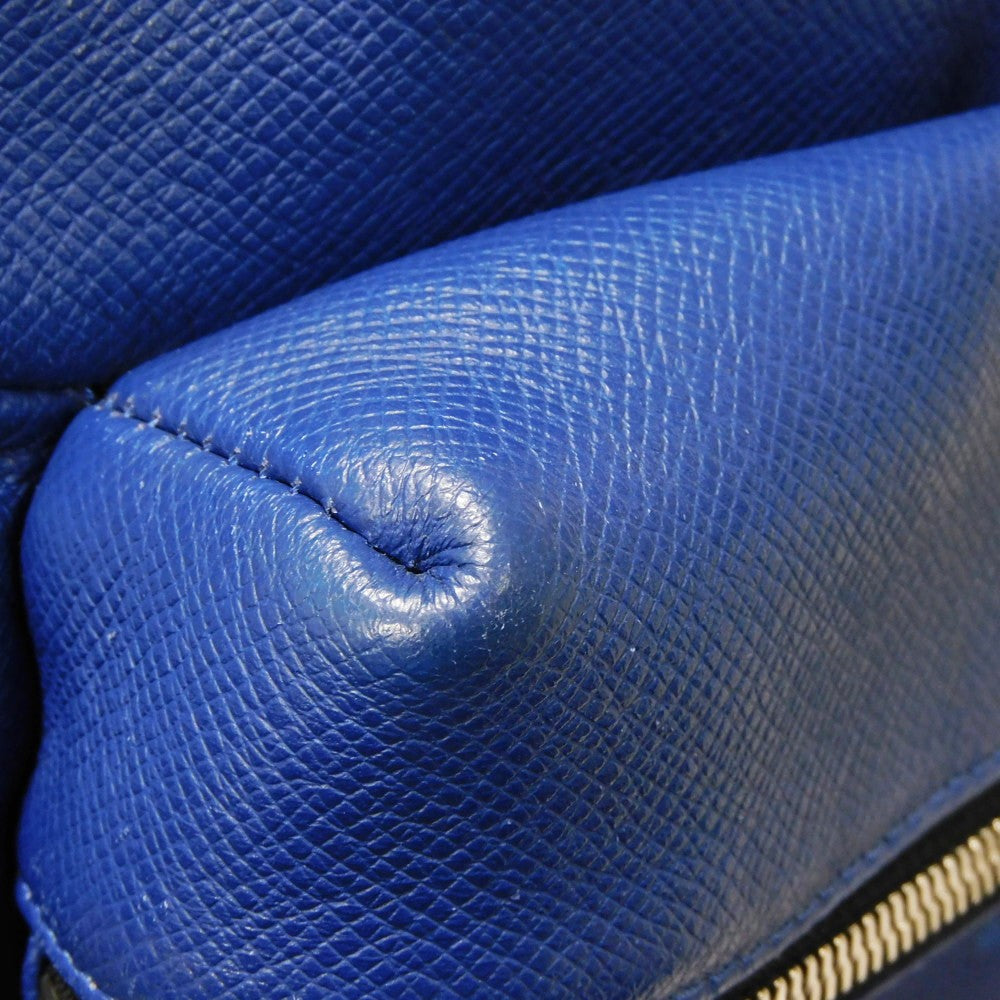 LOUIS VUITTON Backpack M30229 Taiga leather x monogram canvas cobalt Taiga Lama Monogram Discovery PM
