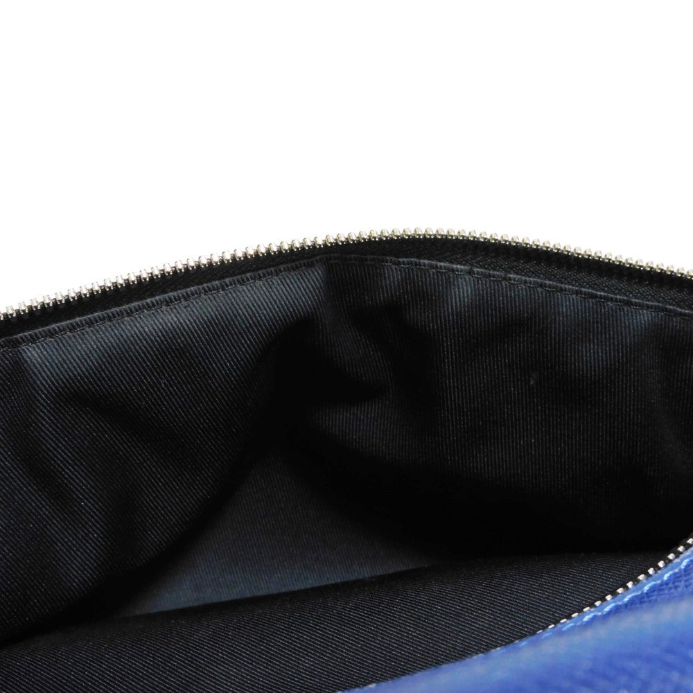 LOUIS VUITTON Backpack M30229 Taiga leather x monogram canvas cobalt Taiga Lama Monogram Discovery PM