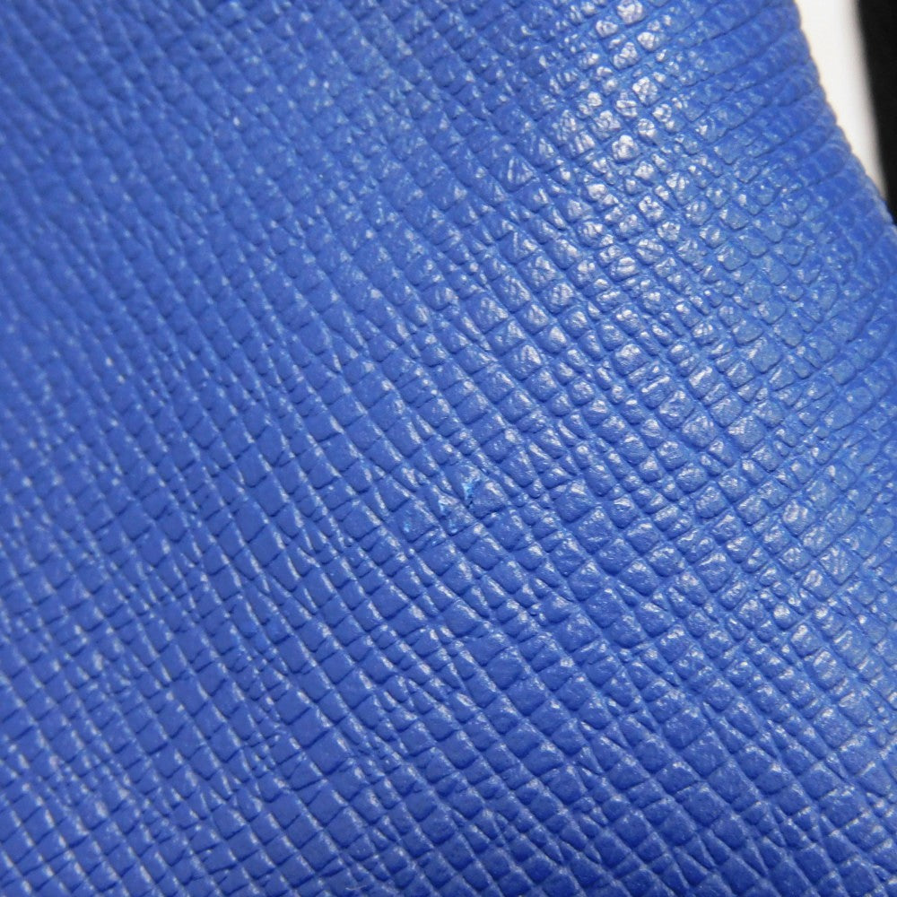 LOUIS VUITTON Backpack M30229 Taiga leather x monogram canvas cobalt Taiga Lama Monogram Discovery PM