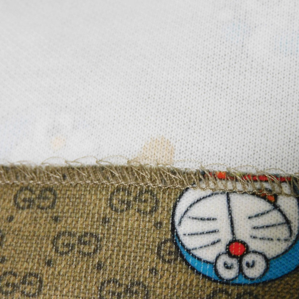GUCCI skirt 656596 XJDH4 2138 Polyester 55(%) x Cotton 45(%) Brown x Bordeauxx Green x Red Fujiko Fujio Web XXS 155/60Y Mini GG Supreme Doraemon Technical Jersey Women Used