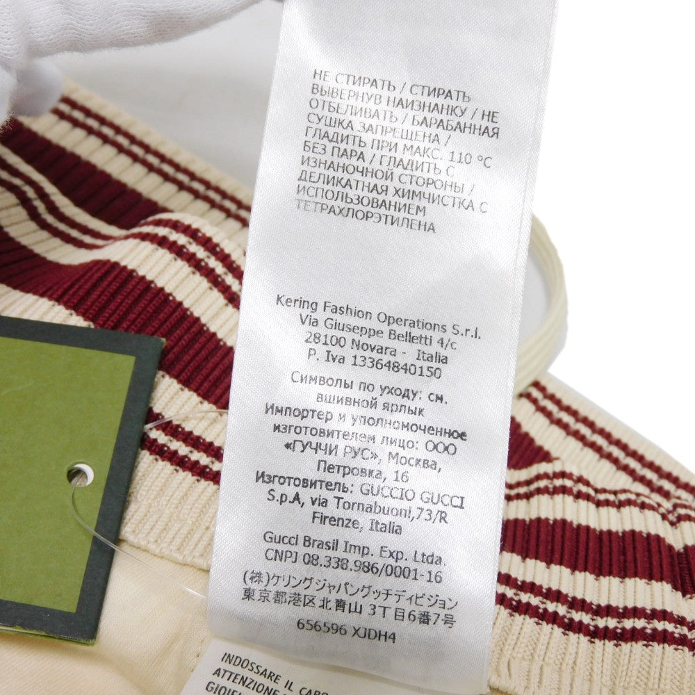 GUCCI skirt 656596 XJDH4 2138 Polyester 55(%) x Cotton 45(%) Brown x Bordeauxx Green x Red Fujiko Fujio Web XXS 155/60Y Mini GG Supreme Doraemon Technical Jersey Women Used