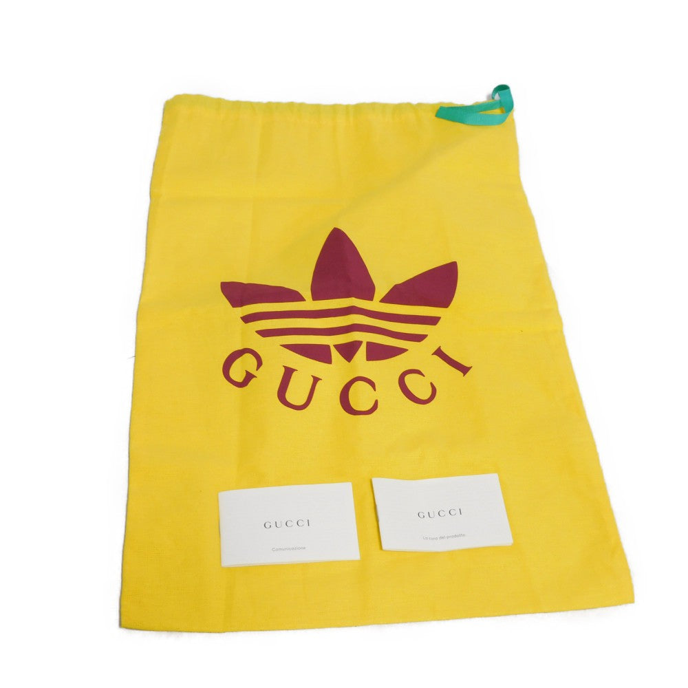GUCCI Handbag 702387 UVSAT 7267 GG Crystal Canvas (Plastics finish) x Calf leather beige trefoil logo brown Adidas GG Crystal Mini Top Handle Bag unisex(Unisex) Used