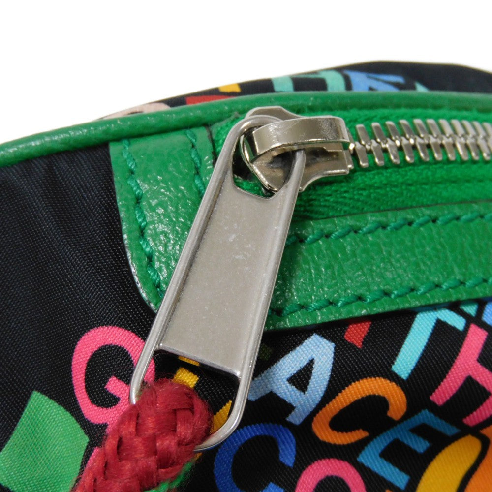 GUCCI Sling bag 650299 Nylon multicolor logo The North Face Waist Pouch