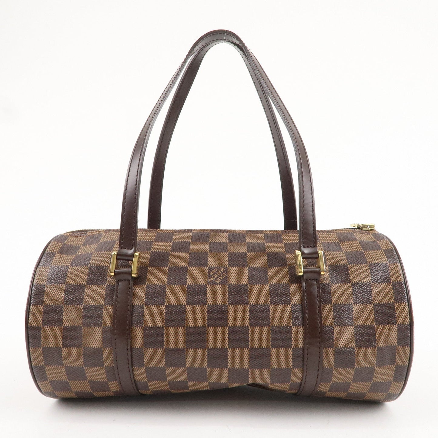 Authe Louis Vuitton Damier Papillon 30 Hand Bag & Pouch Brown N51303