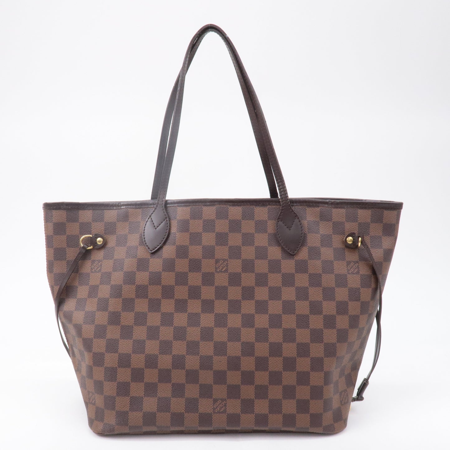 Louis Vuitton Damier Neverfull MM Tote Bag Brown N51105