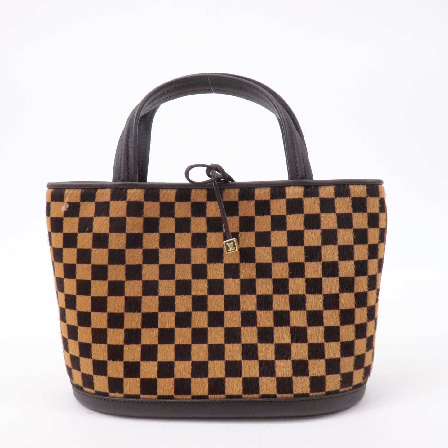 Louis Vuitton Damier Sauvage Impala Hand Bag Brown M92133
