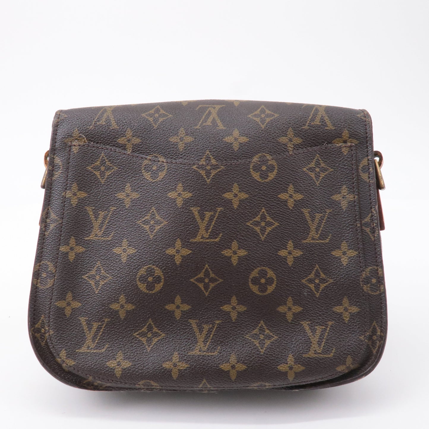 Authouis Louis Vuitton Monogram Saint Cloud GM Shoulder Bag Brown M51242