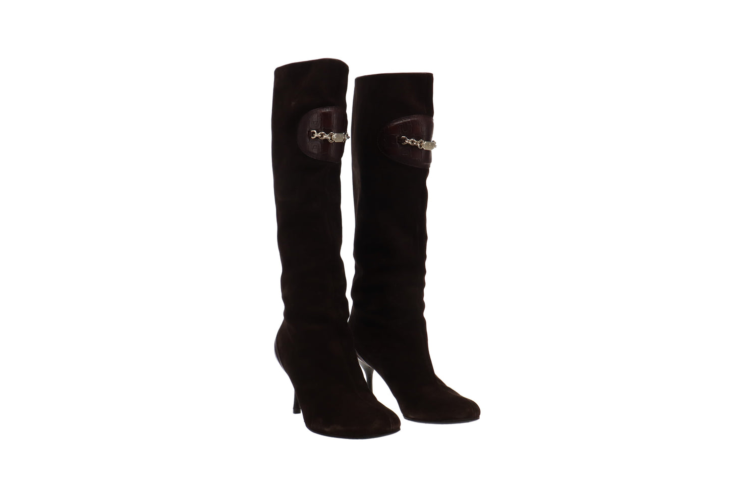Gucci Suede /Leather Brown Boots EUR38 UK5