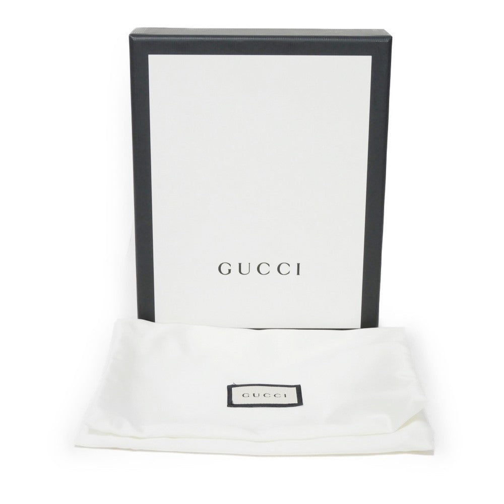 GUCCI Bifold Wallet 625693 DTD1T 5815 Calf leather Wild rose Chevron, in good condition GG Marmont Quilted Compact Chain Wallet Women Used