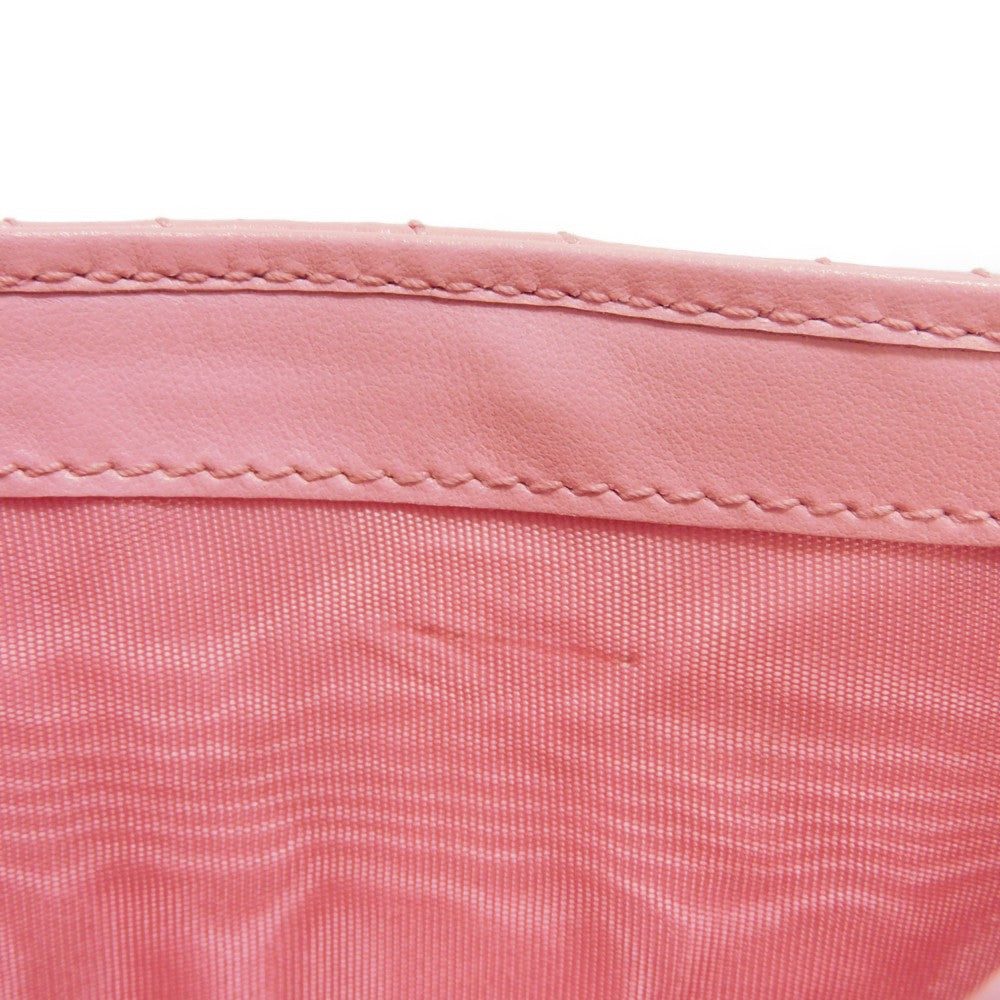 GUCCI Bifold Wallet 625693 DTD1T 5815 Calf leather Wild rose Chevron, in good condition GG Marmont Quilted Compact Chain Wallet Women Used