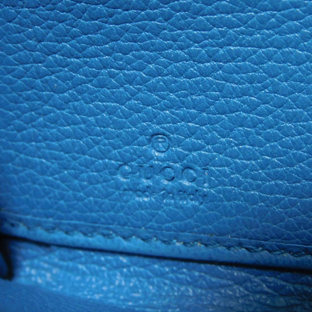 GUCCI Long Wallet Purse 658691 0E8IG 4432 Grain calf leather (embossed) black Logo embossing Zip around wallet