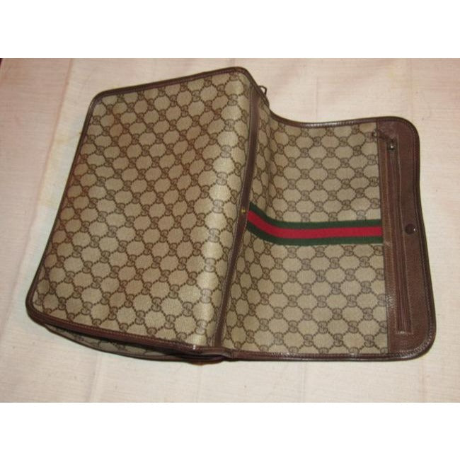 Gucci Ophidia Top Handle Tote Print With Redgreen Center Stripe Brown Guccissimaredgreen Leathercoat
