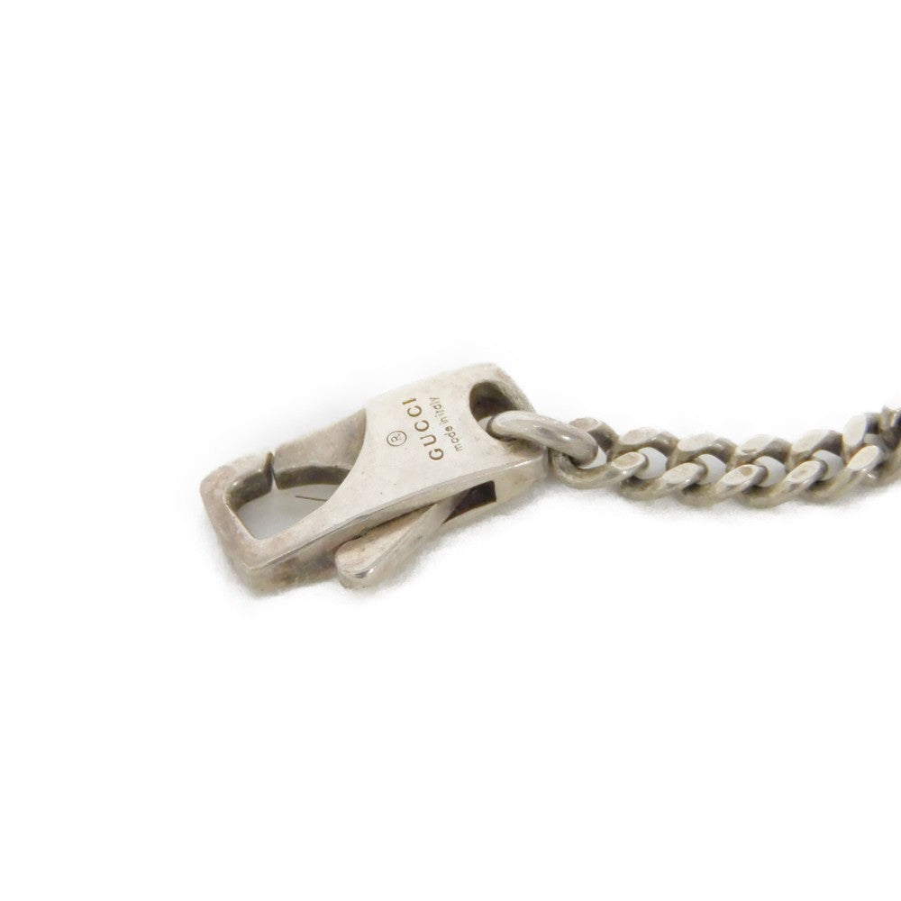 GUCCI Necklace 246490 J8400 8106 Ag925 Silver GG Interlocking G mens Secondhand