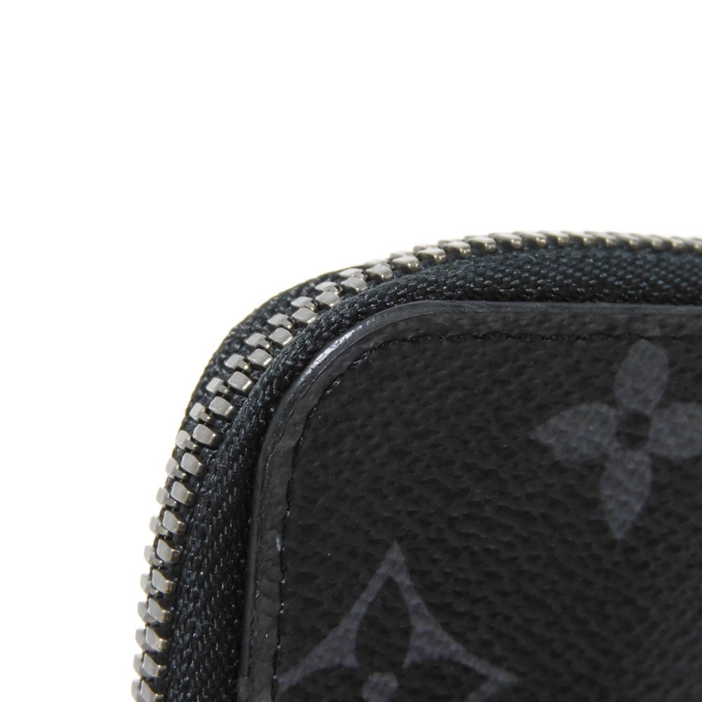 LOUIS VUITTON Coin case M63536 Monogram Eclipse canvas x grain leather black Monogram Eclipse Portemone Jules
