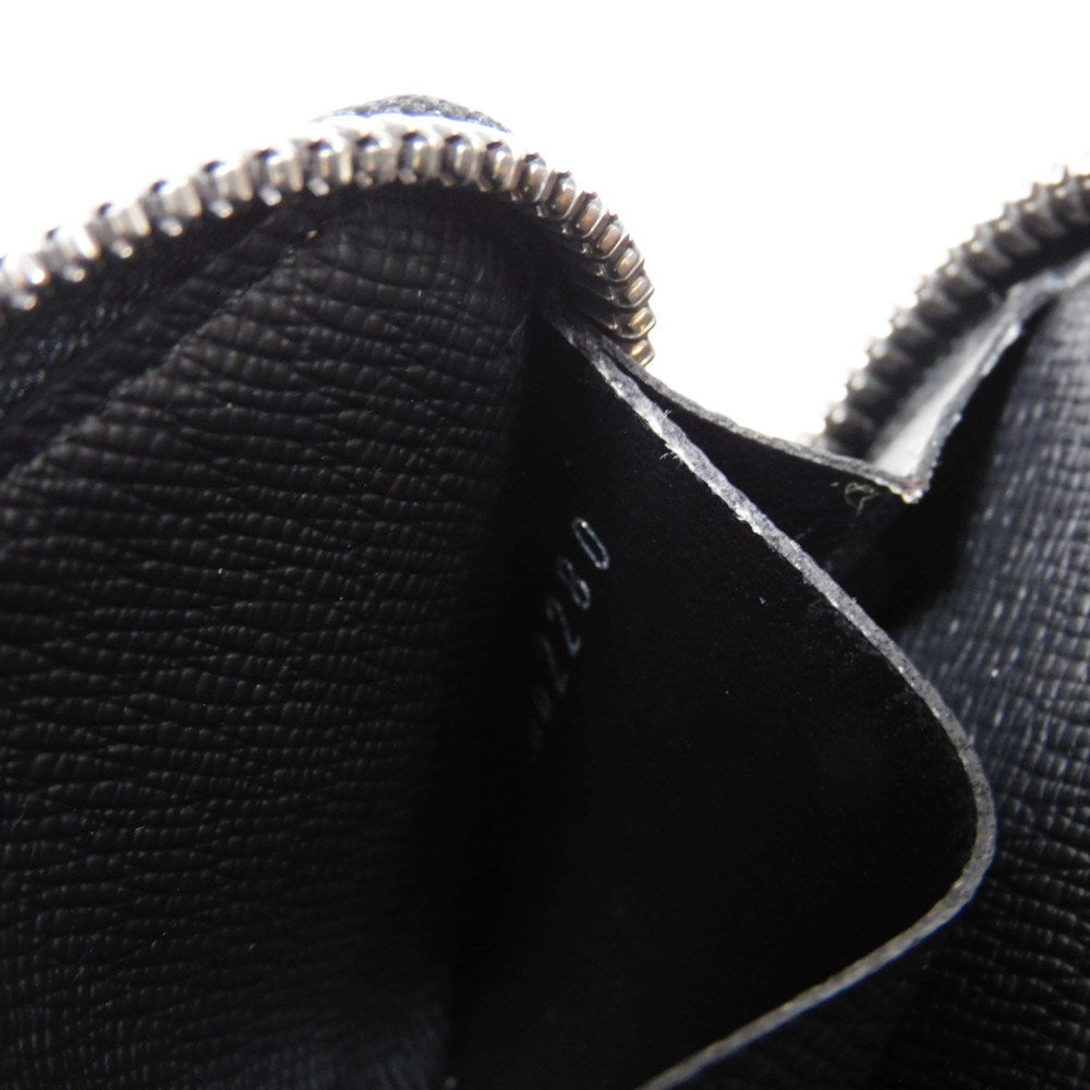 LOUIS VUITTON Coin case M63536 Monogram Eclipse canvas x grain leather black Monogram Eclipse Portemone Jules