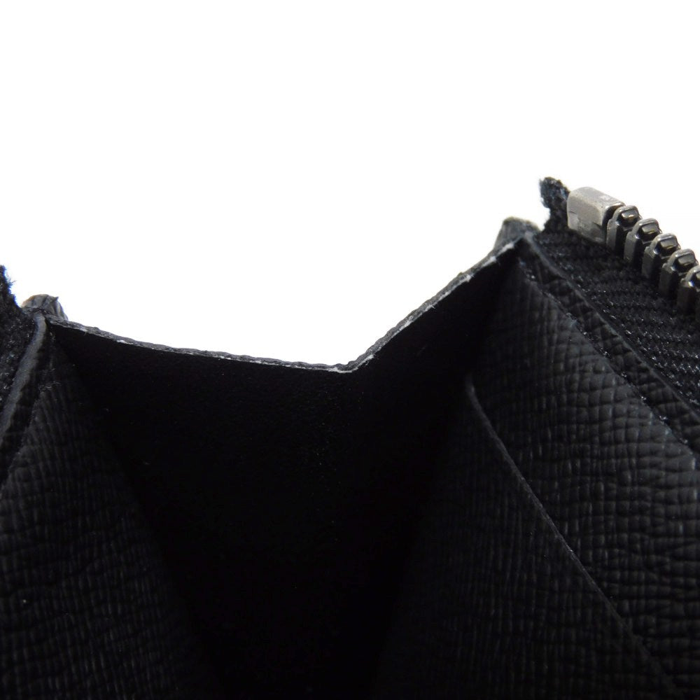 LOUIS VUITTON Coin case M63536 Monogram Eclipse canvas x grain leather black Monogram Eclipse Portemone Jules
