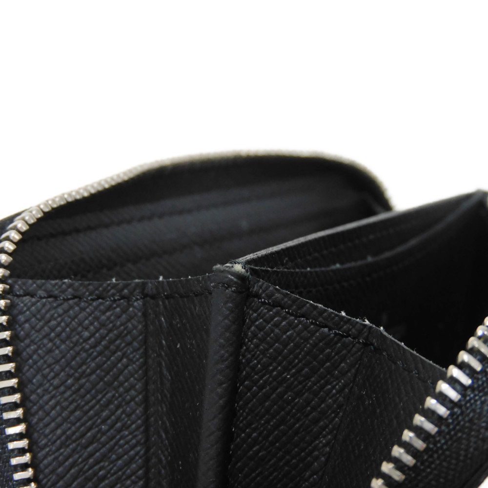 LOUIS VUITTON Coin case N63076 Damier Graphite canvas x grained leather (embossed) Noir Damier Graphite Zippy coin purse