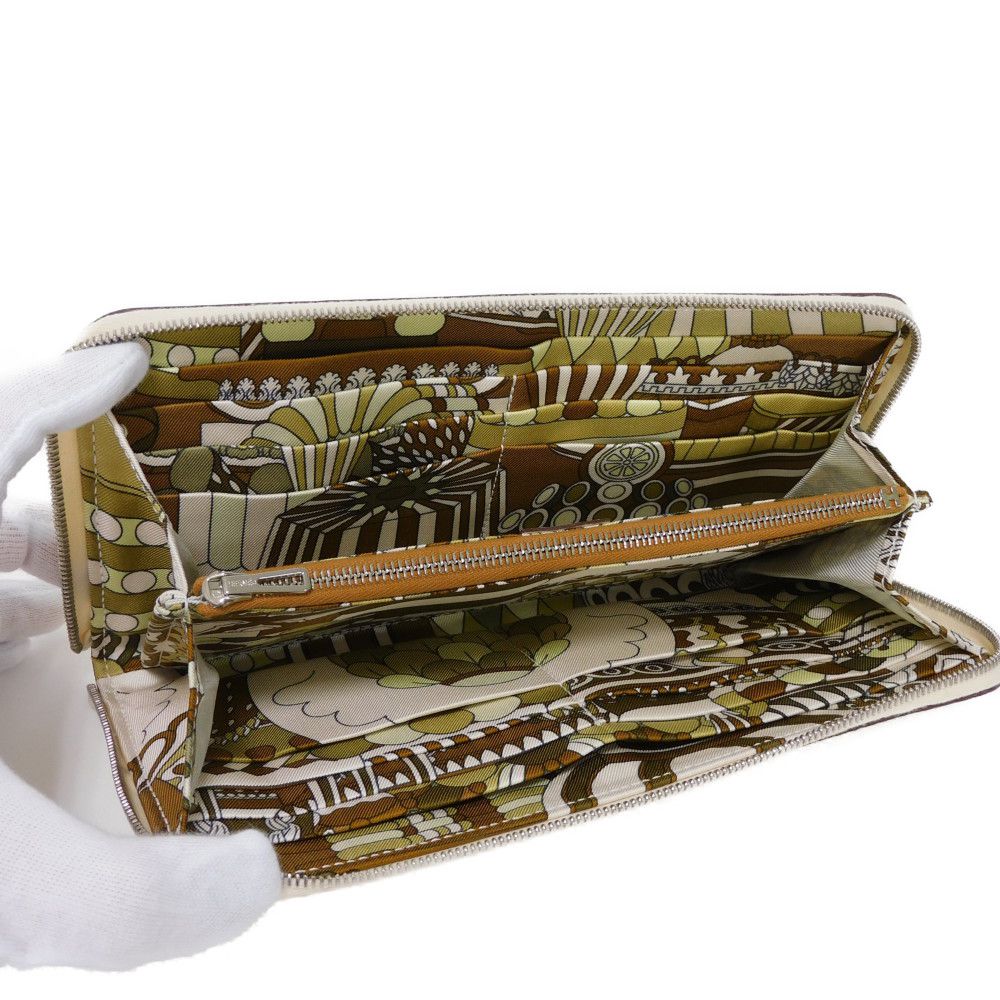 HERMES Long Wallet Purse Epsom , Barenia Nata Patisserie Française Azap Long Silk Inn