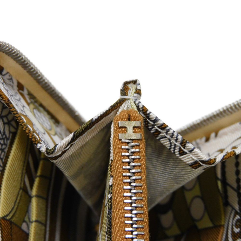 HERMES Long Wallet Purse Epsom , Barenia Nata Patisserie Française Azap Long Silk Inn