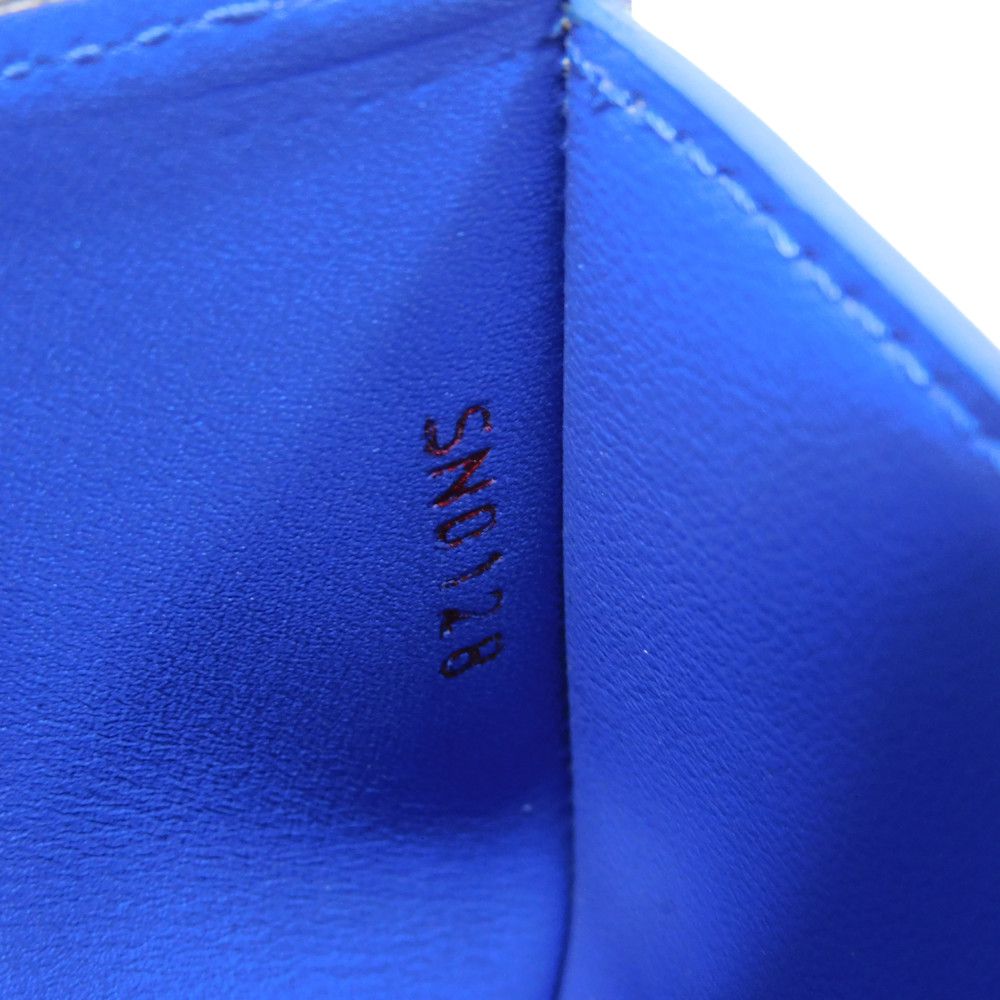LOUIS VUITTON Bifold Wallet M63041 Monogram canvas x grain leather blue Monogram Pacific Compact wallet