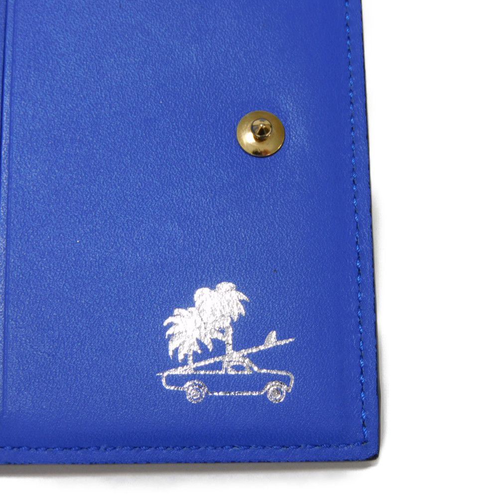 LOUIS VUITTON Bifold Wallet M63041 Monogram canvas x grain leather blue Monogram Pacific Compact wallet
