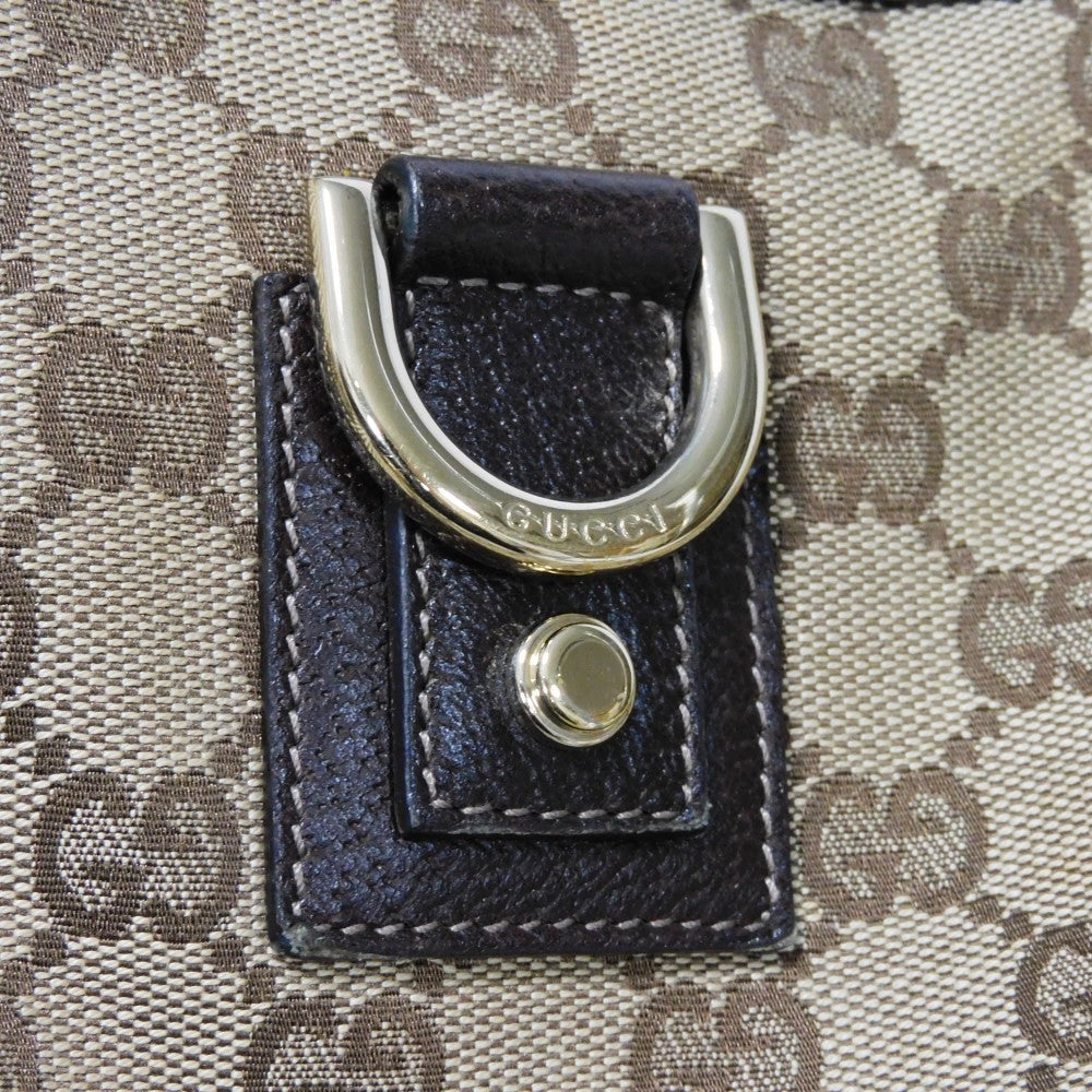 GUCCI Tote Bag 130733 GG canvas x calf leather beige GG canvas Abby Tote