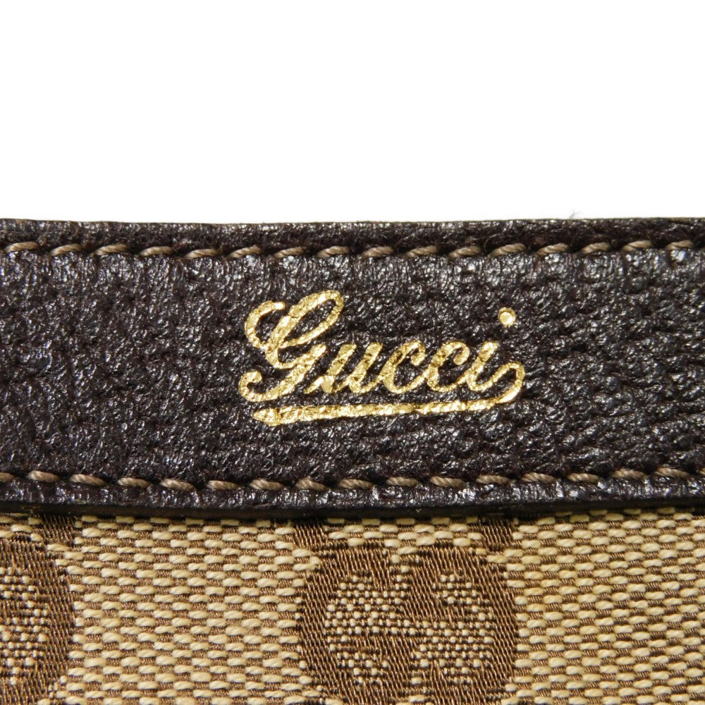 GUCCI Tote Bag 130733 GG canvas x calf leather beige GG canvas Abby Tote