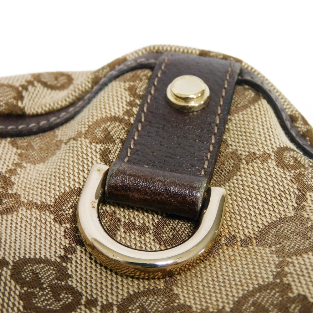 GUCCI Tote Bag 130733 GG canvas x calf leather beige GG canvas Abby Tote