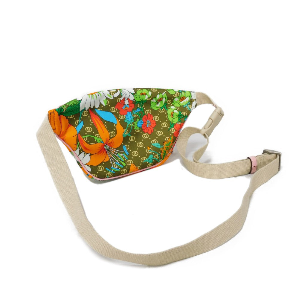 GUCCI Sling bag 650299 Nylon multicolor Interlocking G The North Face Waist Pouch