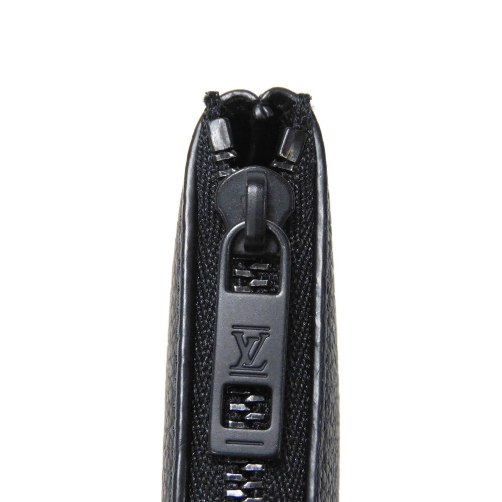 LOUIS VUITTON Coin case M81031 Grain leather (embossed) Noir LV Aerogram Card Key case Key holder Pochette Cle