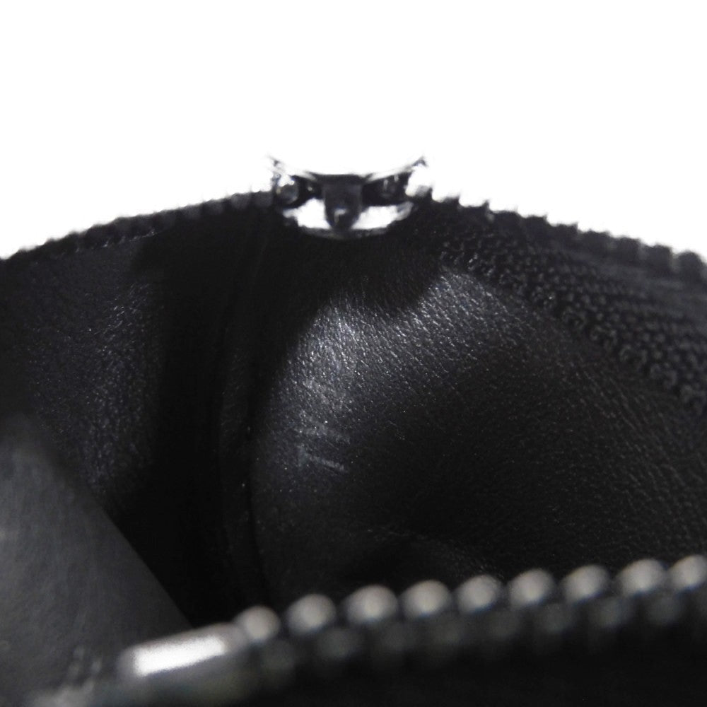 LOUIS VUITTON Coin case M81031 Grain leather (embossed) Noir LV Aerogram Card Key case Key holder Pochette Cle