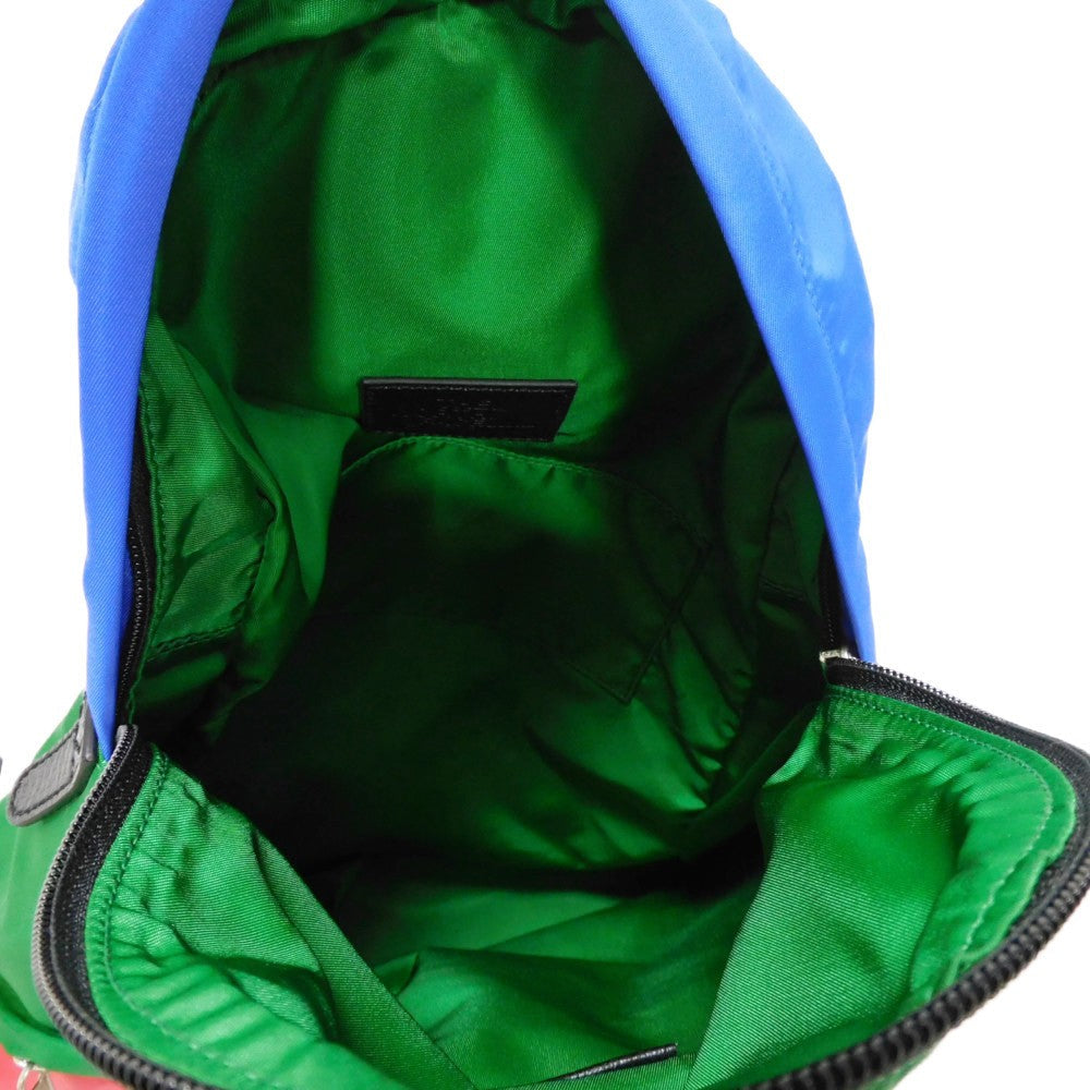 GUCCI Backpack 650288 2BGAN 5861 Nylon multicolor logo The North Face Daypack