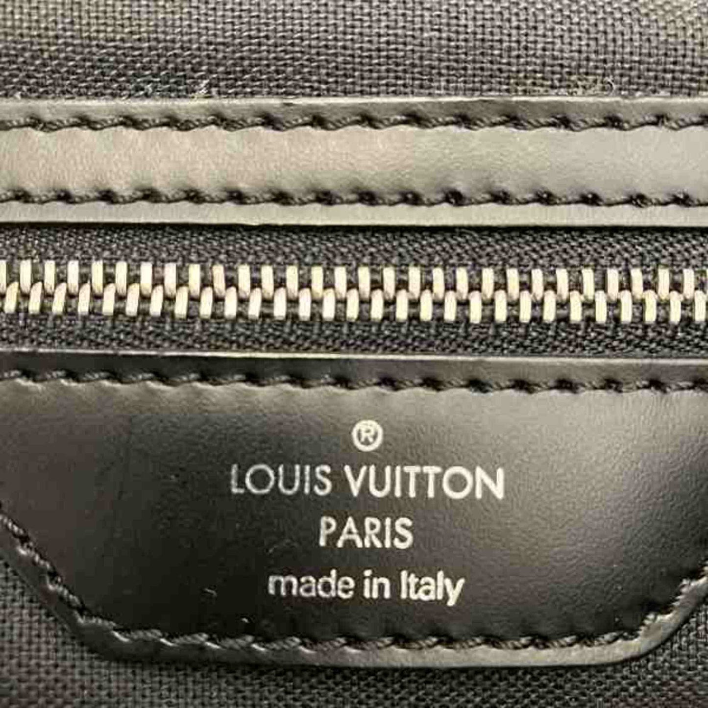 Louis Vuitton  Leather Nylon Shoulder Bag