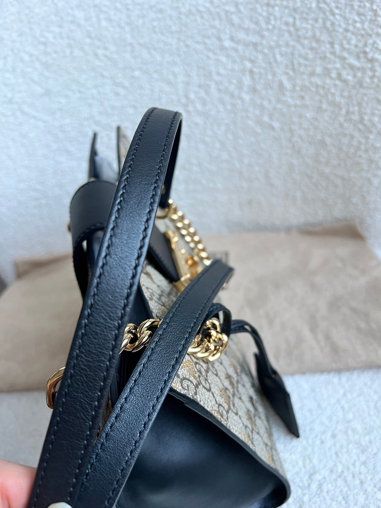 Gucci Supreme Bee Small Padlock Tote