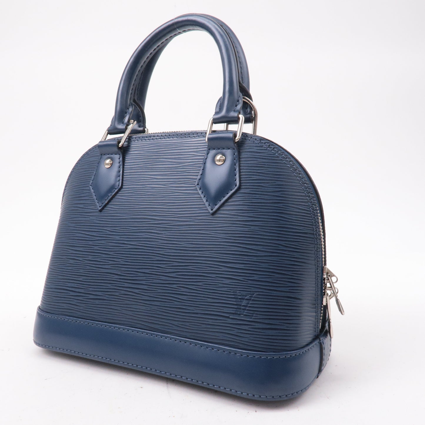 Louis Vuitton Epi Alma BB 2Way Bag Andigo Blue M40855
