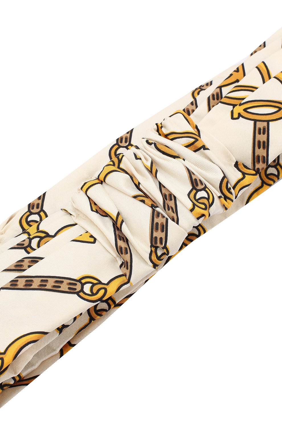 Gucci Silk Horse-bit Headband in White