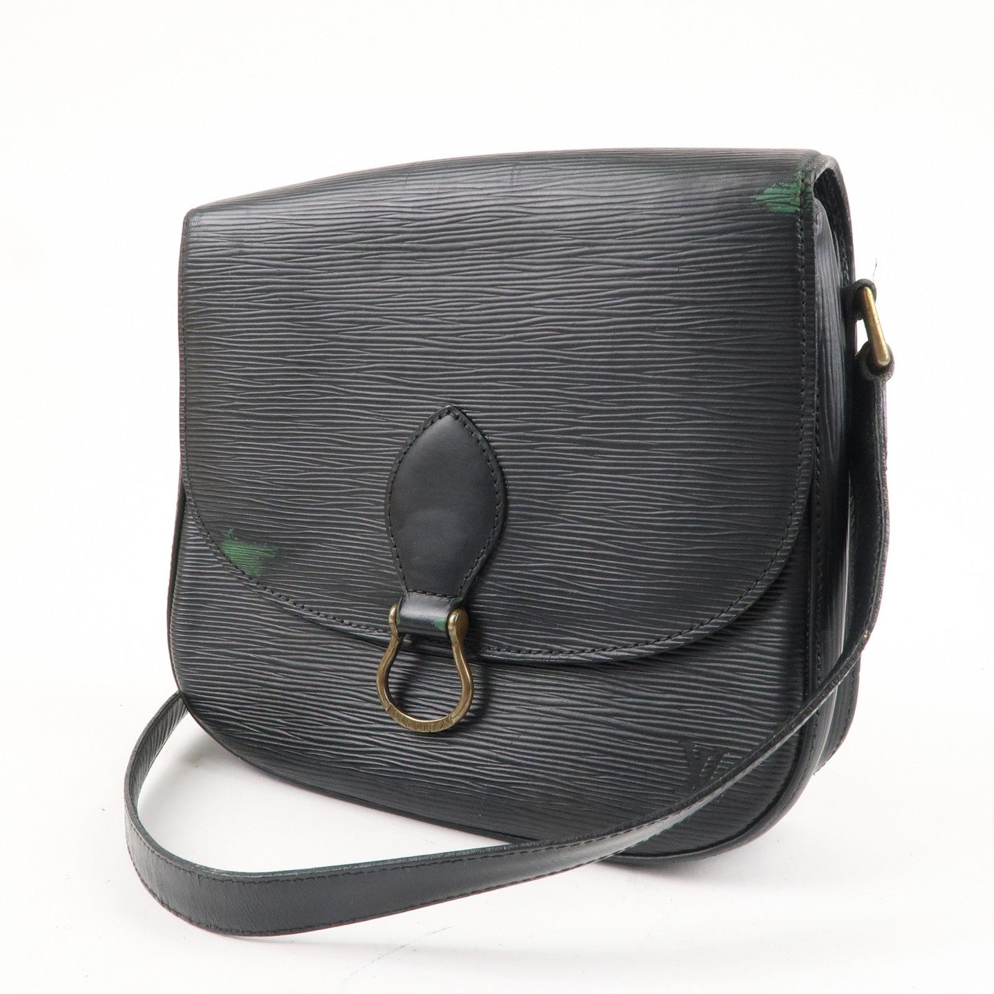 Louis Vuitton Epi Saint Cloud Shoulder Bag Noir Black M52192