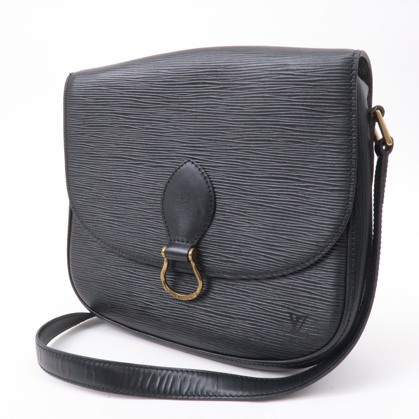 Louis Vuitton Epi Saint Cloud Shoulder Bag Black Noir M52192