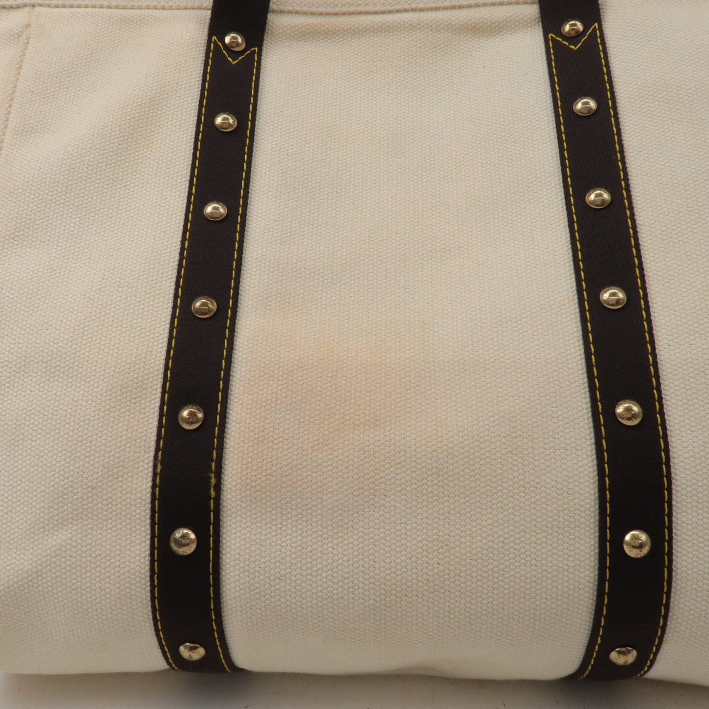 Louis Vuitton Antigua Cabas GM Tote Bag Hand Bag Ecru M40033