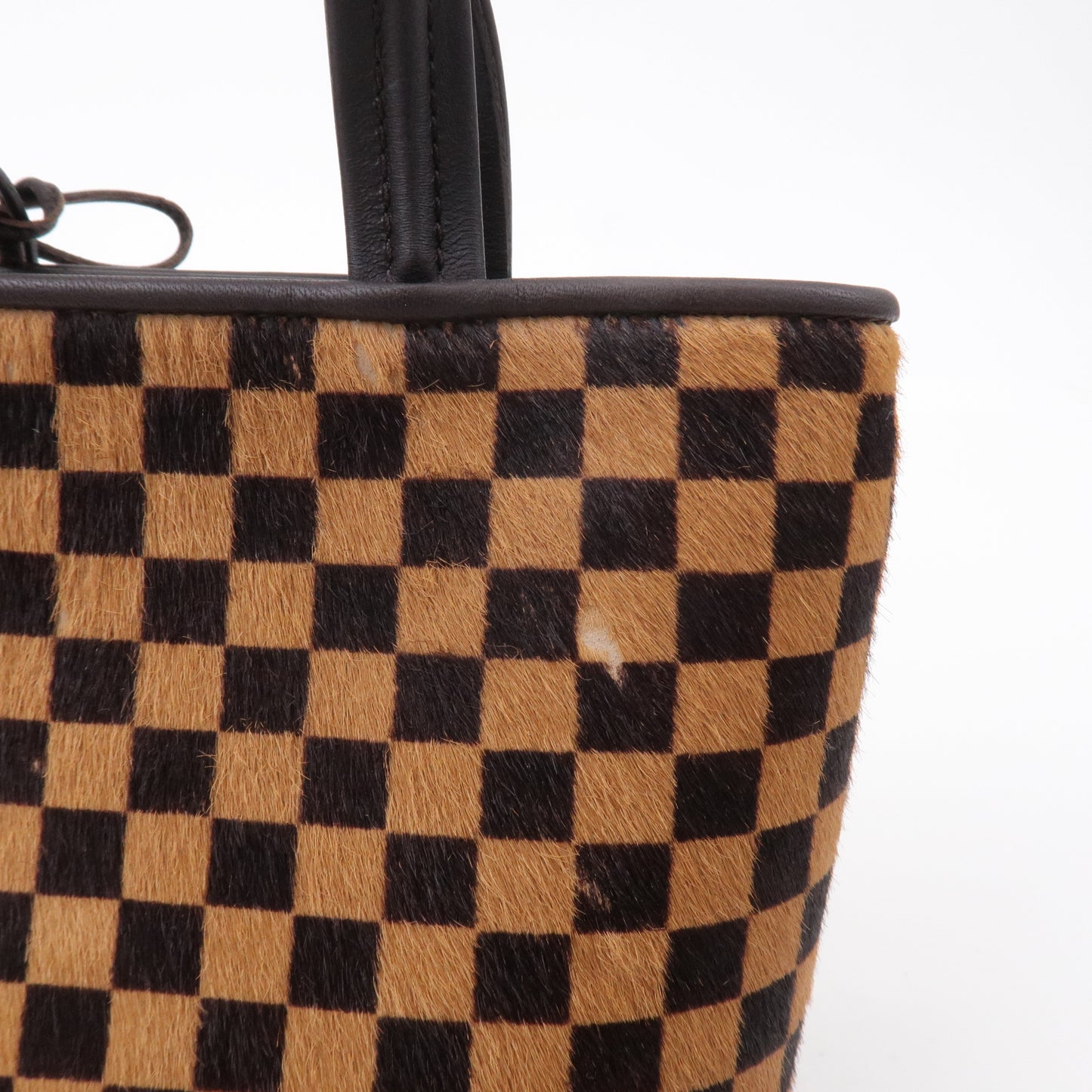 Louis Vuitton Damier Sauvage Impala Hand Bag Brown M92133