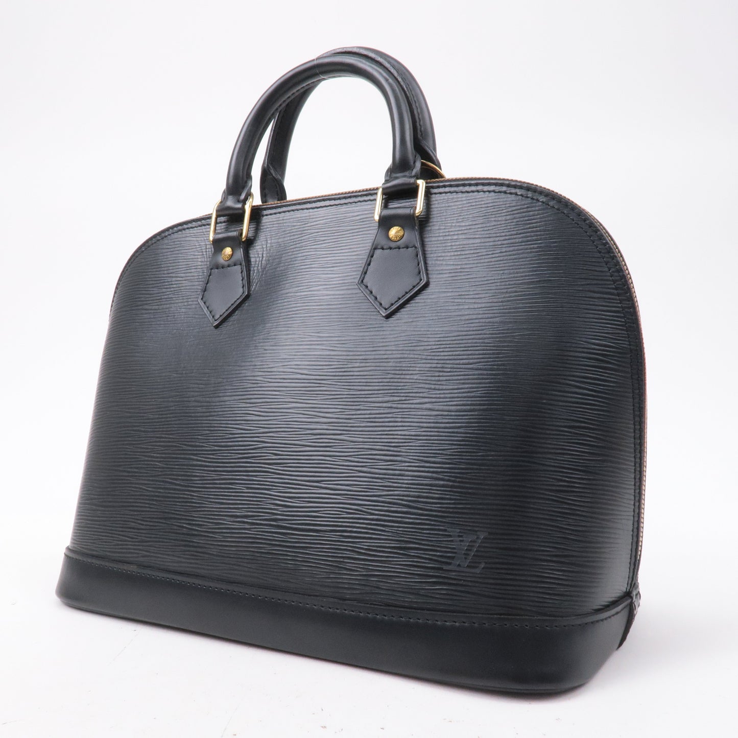 Louis Vuitton Epi Alma Hand Bag Noir Black M52142