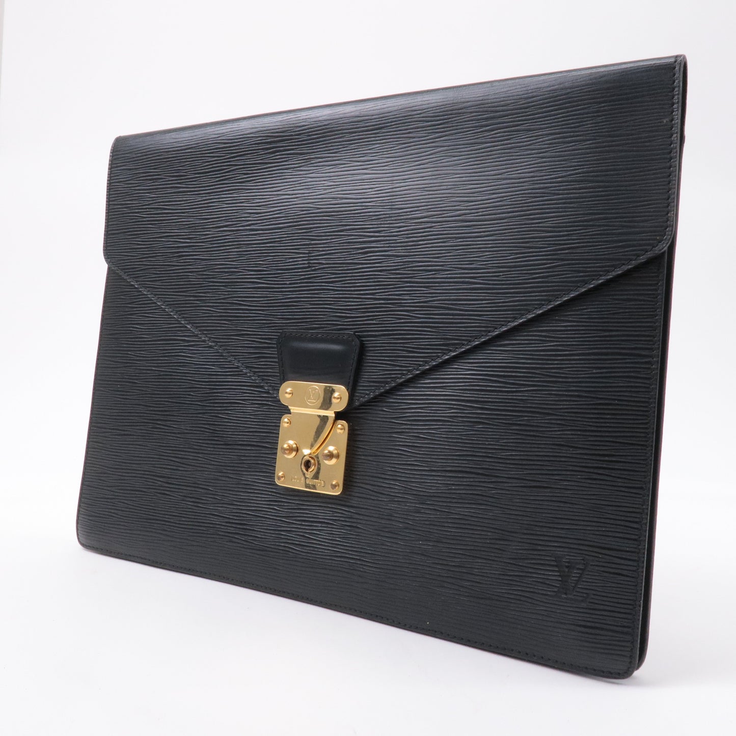 Louis Vuitton Epi Porte Document Senateur Clutch Bag M54452